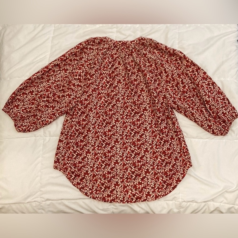 Apiece Apart Mitte Floral Top Red x White Size S - Picture 5 of 11